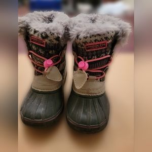 London Fog Girls Snow Boots Size 9 Toddler